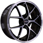 Диск INCH FA8538 7x17 5*100 Et:48 Dia:56,1 Gloss Black Machined Face