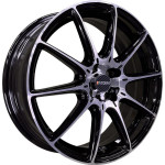 Диск INCH FA8537 6,5x17 5*112 Et:44 Dia:66,5 Gloss Black Machined Face