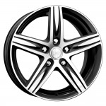 Диск K&K Андорра 6,5 x 16 5*114,3 Et: 38 Dia: 67,1 Алмаз Черный