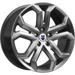 Диск K&K Пандора 8,5 x 19 5*130 Et: 45 Dia: 71,6 дарк платинум