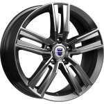 Диск K&K Танаис 7 x 18 5*100 Et: 48 Dia: 56,1 дарк платинум
