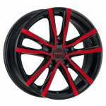 Диск MAK MILANO 6,5 x 16 5*112 Et: 45 Dia: 76 Black and Red