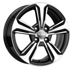 Диск K&K КС 777 6 x 15 4*100 Et: 48 Dia: 54,1 алмаз черный