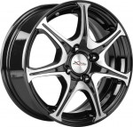 Диск X'trike X-110 6 x 14 4*100 Et: 35 Dia: 67,1 BK/FP