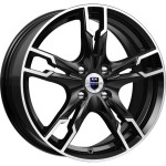 Диск K&K Солар 7 x 17 4*100 Et: 41 Dia: 60,1 алмаз-чёрный