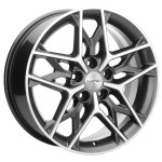 Диск Khomen 1709 7 x 17 5*114,3 Et: 45 Dia: 60,1 Gray-FP