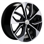 Диск Khomen 1703 7 x 17 5*114,3 Et: 45 Dia: 60,1 BLACK-FP