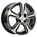 Диск Khomen 1502 6 x 15 4*100 Et: 45 Dia: 54,1 Black-FP