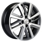 Диск Khomen 1609 6 x 16 4*100 Et: 37 Dia: 60,1 Gray-FP