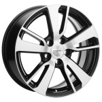 Диск Khomen 1704 7 x 17 5*114,3 Et: 38 Dia: 67,1 BLACK-FP