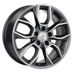 Диск Khomen 1713 7 x 17 5*114,3 Et: 45 Dia: 67,1 Gray-FP