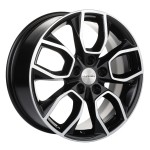 Диск Khomen 1713 7 x 17 5*114,3 Et: 45 Dia: 67,1 Black-FP