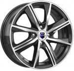 Диск K&K Арнар КС890 6 x 15 4*100 Et: 35 Dia: 67,1 алмаз чёрный