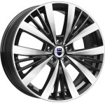 Диск K&K Марвел 7,5 x 19 5*120 Et: 40 Dia: 72,6 алмаз черный