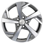 Диск Khomen 1712 7 x 17 5*114,3 Et: 45 Dia: 67,1 Gray-FP