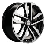 Диск Khomen 1612 6,5 x 16 5*114,3 Et: 43 Dia: 67,1 Black-FP