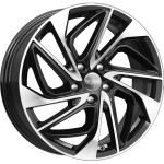 Диск K&K КС883 7 x 18 5*114,3 Et: 45 Dia: 66,1 алмаз черный