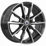 Диск K&K Меренге 7,5 x 17 5*114,3 Et: 40 Dia: 67,1 алмаз чёрный