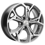 Диск Khomen 1702 7 x 17 5*114,3 Et: 40 Dia: 66,1 Gray-FP