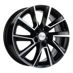 Диск Khomen 1507 6 x 15 5*105 Et: 39 Dia: 56,6 Black-FP