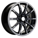 Диск Khomen 1707 6,5 x 17 4*100 Et: 43 Dia: 60,1 Black-FP