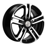 Диск Khomen 1602 6,5 x 16 5*139,7 Et: 35 Dia: 98,5 Black-FP