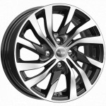 Диск K&K КС882 6 x 15 4*100 Et: 40 Dia: 60,1 алмаз черный