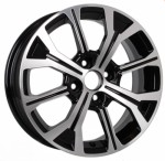 Диск K&K КС945 6 x 15 4*100 Et: 50 Dia: 60,1 Алмаз черный