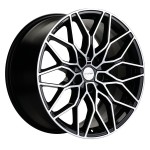 Диск Khomen 1902 8,5 x 19 5*112 Et: 38 Dia: 66,6 Black-FP
