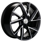 Диск Khomen 1714 7 x 17 5*108 Et: 40 Dia: 60,1 Black-FP