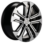 Диск Khomen 1803 7 x 18 5*114,3 Et: 37 Dia: 66,5 Black-FP