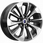 Диск K&K Авиор 7 x 17 5*114,3 Et: 40 Dia: 67,1 алмаз чёрный