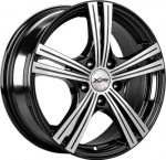 Диск X'trike X-112 6,5x16 5*108 Et:45 Dia:63,3 BK/FP