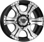 Диск K&K Байконур 8x16 6*139,7 Et:0 Dia:110,1 алмаз черный