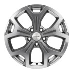 Диск Khomen 1710 6,5x17 5*114,3 Et:40 Dia:64,1 Gray-FP