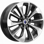 Диск K&K Авиор 7x17 5*110 Et:40 Dia:65,1 алмаз чёрный