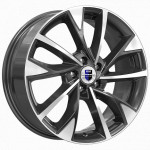 Диск K&K Роквуд 7x17 5*110 Et:50 Dia:67,1 алмаз чёрный