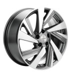 Диск Khomen 1801 7,5x18 5*114,3 Et:45 Dia:66,1 Gray-FP