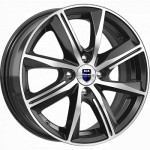 Диск K&K Арнар 7x17 5*108 Et:43 Dia:67,1 Алмаз черный