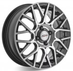 Диск X'trike X-132 6x15 4*100 Et:46 Dia:54,1 BK/FP