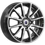 Диск K&K Квант 5,5x14 4*98 Et:35 Dia:58,6 Алмаз Черный