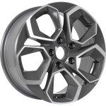 Диск KDW KD1620 6,5x16 4*100 Et:45 Dia:60,1 Grey Front Polished