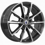 Диск K&K Меренге 7,5x17 5*112 Et:45 Dia:66,6 алмаз чёрный