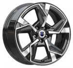 Диск K&K Кайан (КС1012) 7,5x18 5*108 Et:42 Dia:65,1 алмаз чёрный