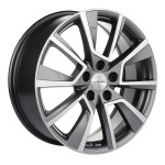 Диск Khomen 1802 7x18 5*114,3 Et:40 Dia:66,1 Gray-FP