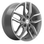 Диск Khomen 1708 6,5x17 5*114,3 Et:40 Dia:64,1 F-Silver-FP