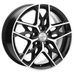 Диск Khomen 1709 7x17 5*108 Et:50 Dia:63,3 Black-FP