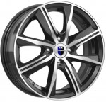 Диск K&K Арнар 7x16 5*108 Et:40 Dia:67,1 алмаз чёрный