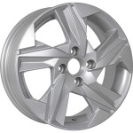 Диск KDW KD1520 6x15 4*100 Et:46 Dia:60,1 Light Silver Painted