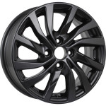 Диск KDW KD1546 6x15 4*100 Et:46 Dia:54,1 Matt Black Painted